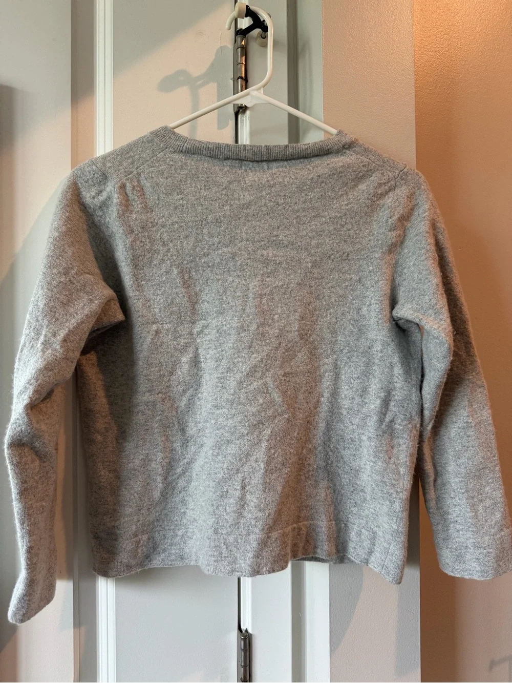 J. Crew Women's Light Gray Crewneck Sweater